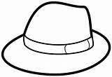 Floppy Hat Coloring Page Sketch sketch template
