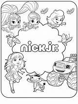 Nickelodeon Coloring Pages Pdf To Print  Coloringfoldercom sketch template