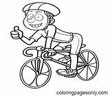 Cycling Coloring Pages  Free Printable sketch template