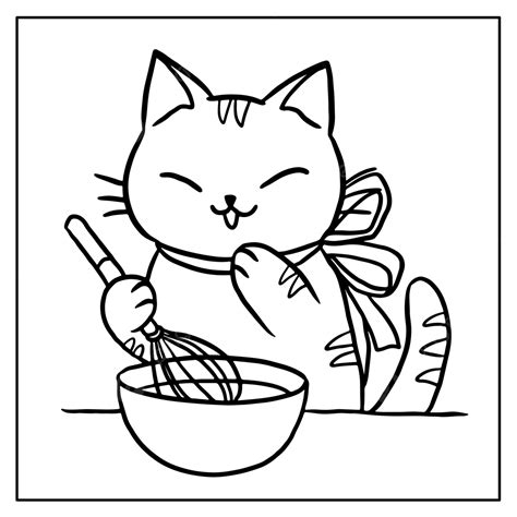 Coloring Page Cat Character Cut Drawing Cartoon Art, Cat Drawing, Car Drawing, Cartoon Drawing ...