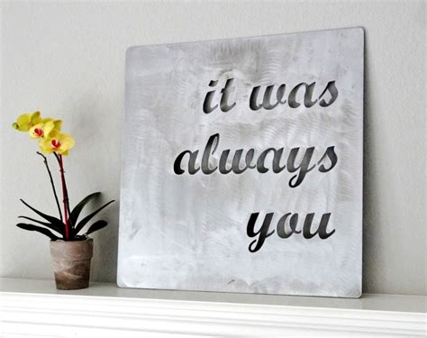 Custom Metal Quote Sign and Sayings Inspirational - Etsy