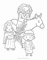 Childrens Coloring Pages For Palm Sunday sketch template