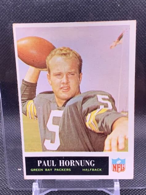 1965 TOPPS PHILADELPHIA # 76 Paul Hornung Green Bay Packers Hof Super Bowl Nfl EUR 15,22 ...