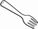 Fork coloring page  ColouringPages sketch template