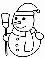 Snowman Coloring Pages Free Printable PDF sketch template