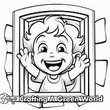 Window Coloring Pages  Free & Printable sketch template