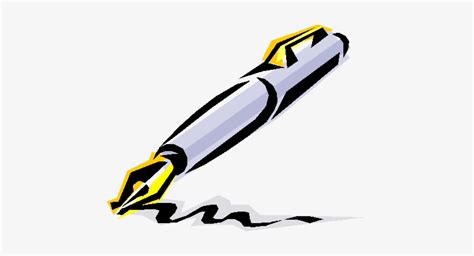 Pen Writing Clip Art - Clipart Pen - 449x364 PNG Download - PNGkit