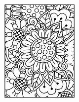Abstract Coloring Pages Free Printable PDF sketch template