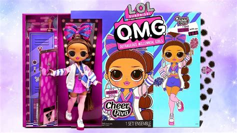 OMG Sports Dolls UNBOXING Cheer Diva ASMR Cheerleader - YouTube