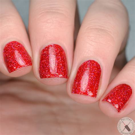 KBShimmer Deck The Claws Red Holographic Glitter Nail Polish