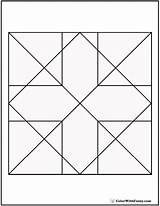 Simple Geometric Pattern Coloring Pages sketch template