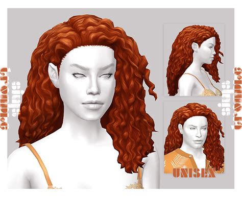 Sims 4 Maxis Match Curly Hair