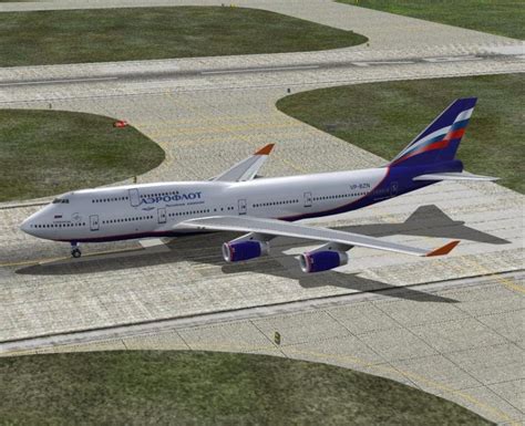 FS2004. PMDG Boeing 747-400 Aeroflot NC - FS2004 Aircraft Liveries and Textures - Avsim.su