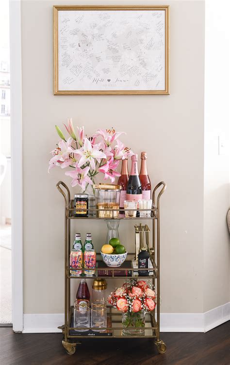 How to Style a Bar Cart | Visions of Vogue