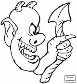 Emoji Faces Devil Coloring Pages Sketch Page sketch template