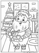 191 Santa Claus Coloring Pages  ColoringPagesOnlycom sketch template