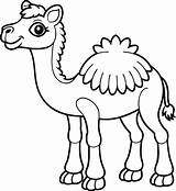 Premium Vector  Cute Camel Doodle Coloring Page Character sketch template