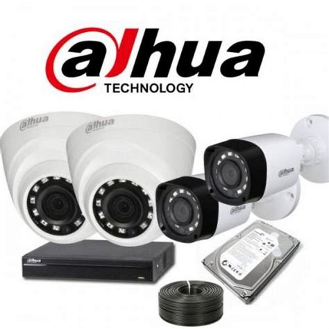 Dahua A complete (HD) 1080P 4 Camera installation Kit | Instok Kenya