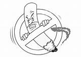 No Smoking Sign Coloring Page Coloring Pages sketch template