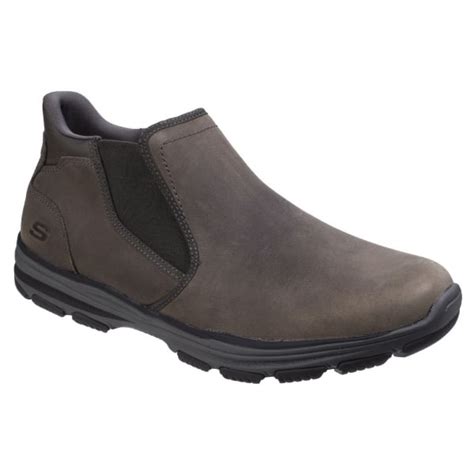 Skechers Mens Charocal Garton Keven Slip-On Ankle Boots SK64996