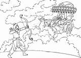Ravana Coloring Pages  Free Printable For Kids sketch template