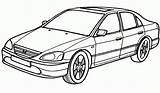 Accord Color Designlooter Nissan Sheets Carscoloring Jack Sketch  sketch template