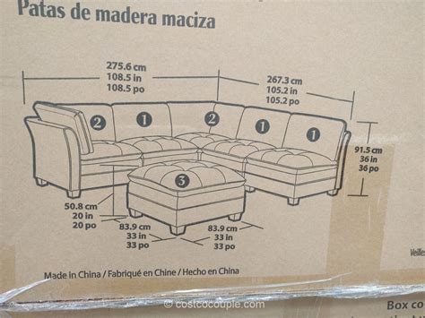 6-Piece Modular Fabric Sectional (July 2017)