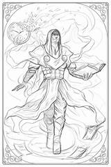 Magic The Gathering Coloring Pages  Nation sketch template