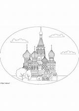 Saint Basils Cathedral coloring Page sketch template
