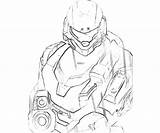 Halo 3 Odst Coloring Pages  Home sketch template