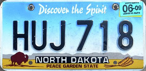 North Dakota License Plate Mixed Media by Design Turnpike - Fine Art America