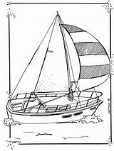 Sailboat Voilier Zeilboot Navire Teken Digi Coloriage Coloriages Barco  sketch template