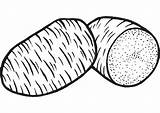 Mashed Potatoes Coloring Pages sketch template
