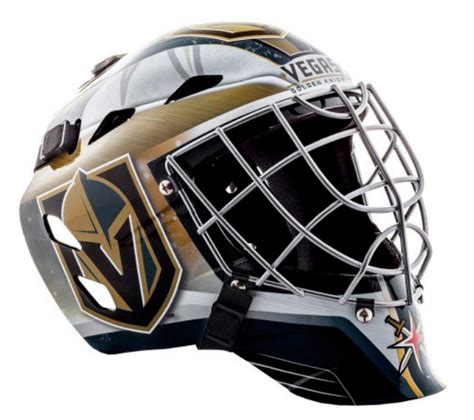 Golden Knights Helmet - Icethetics Com Golden Knights Add Sparkle With Shiny New Third Jersey ...