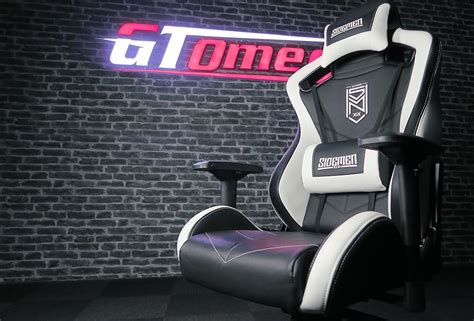 GT Omega RS6 Racing Seat + Seat Sliders - Fully Reclinable Seat for Gaming Consoles & Racing ...