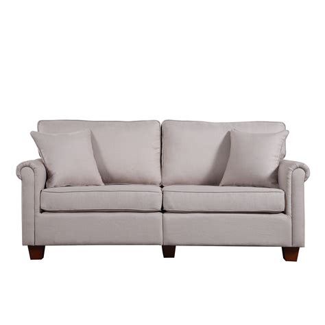 Classic Living Room Linen Fabric Sofa | Wayfair