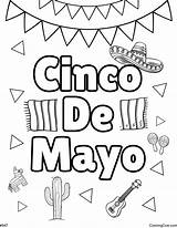 Cinco De Mayo Pinata Coloring Page sketch template
