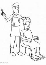 Barber Tools Coloring Pages  Free Printable For Kids sketch template