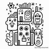 Rectangle Shape Coloring Pages Printable For Free Download sketch template