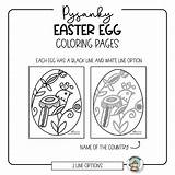 Pysanky Eggs Coloring Pages  Expressive Monkey sketch template