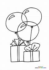 Birthday balloons  Coloring Pages For Kids Free Print Or Download sketch template