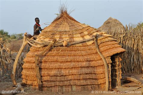 The Beehive homes of the Toposa people of Southern Sudan