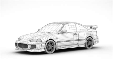 Honda Civic EJ1 Coupe - The Fast and the Furious 3D Model $80 - .3ds .fbx .max .unknown .obj ...