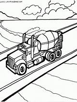 Cement Truck Coloring Page  Home sketch template