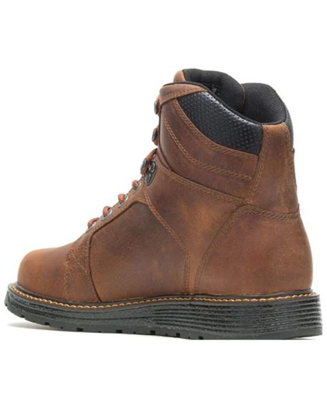 Wolverine Men's Brown Hellcat Waterproof Work Boots - Soft Toe | Boot Barn