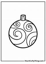 Coloring Christmas Ornaments Pages Adult Printable Color Kids Clipart  sketch template