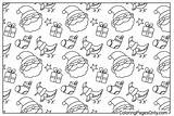 Christmas Wallpaper Pattern Coloring Page  Free Printable Pages sketch template