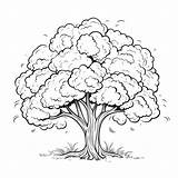 Premium Vector  Tree coloring Pages For Kid sketch template