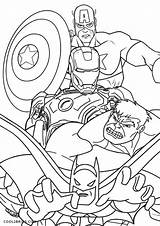 Coloring Pages Superheroes Printables sketch template