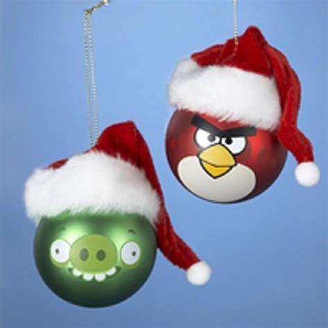 Angry Bird Ornaments - Set of 3 | Christmas | Pinterest | Plush christmas ornaments, Bird ...